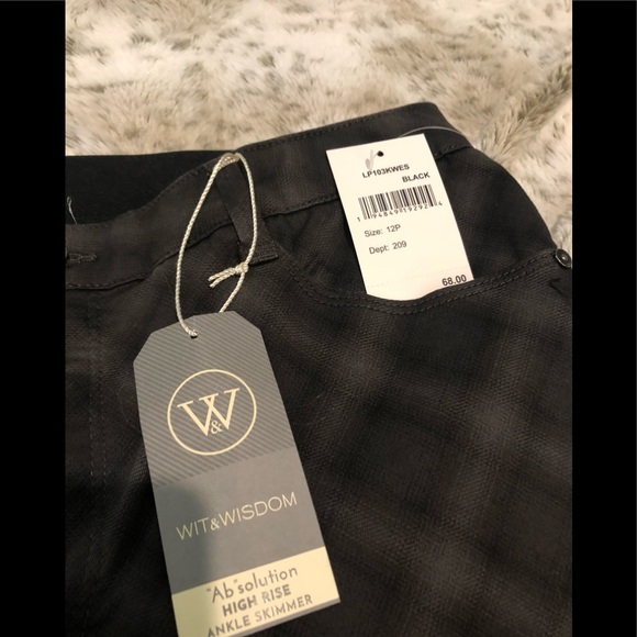 Wit & Wisdom Ab-solution High Waist Ankle Skinny Pants - Picture 7 of 12